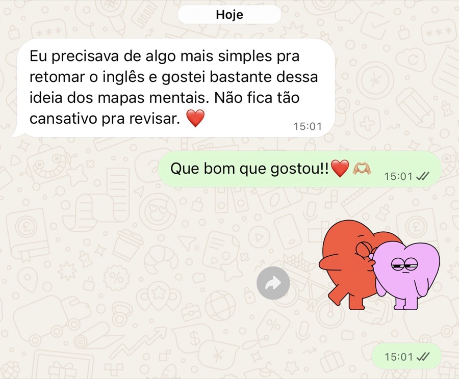 Depoimento de aluno